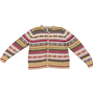 Colorful Striped Women's Cardigan